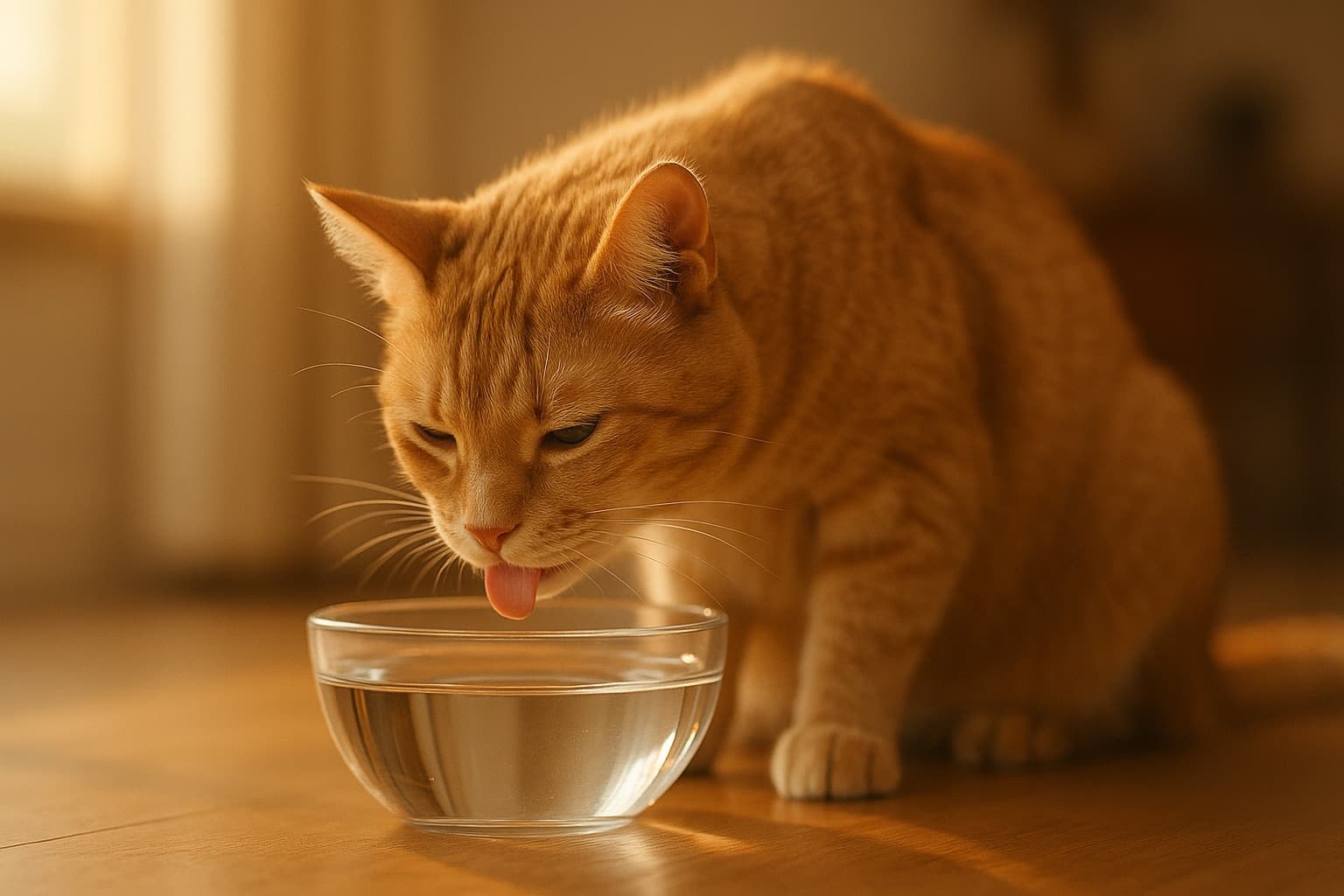 My cat doesn't drink water: Why cats don't drink water.