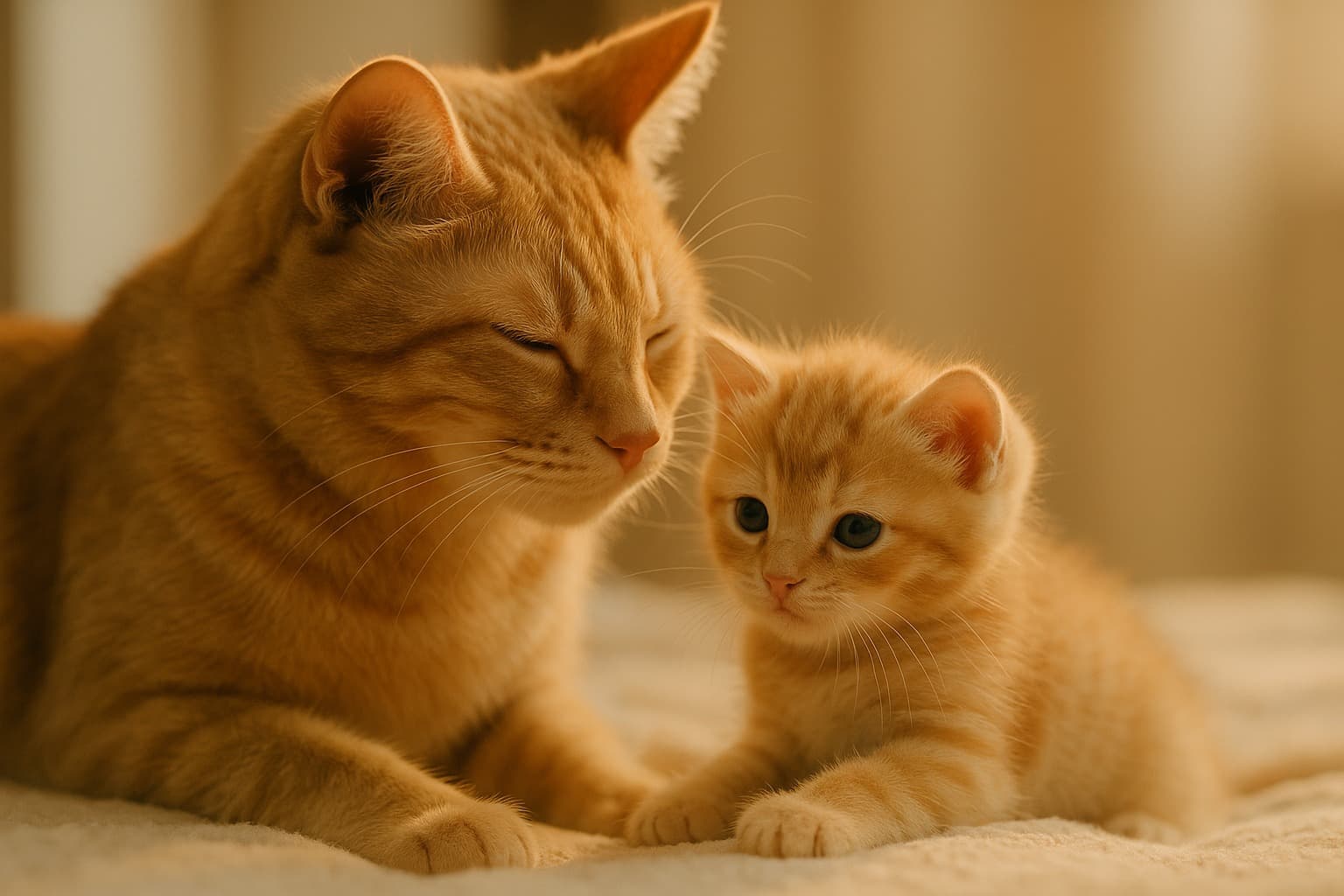 When to separate a kitten from its mother