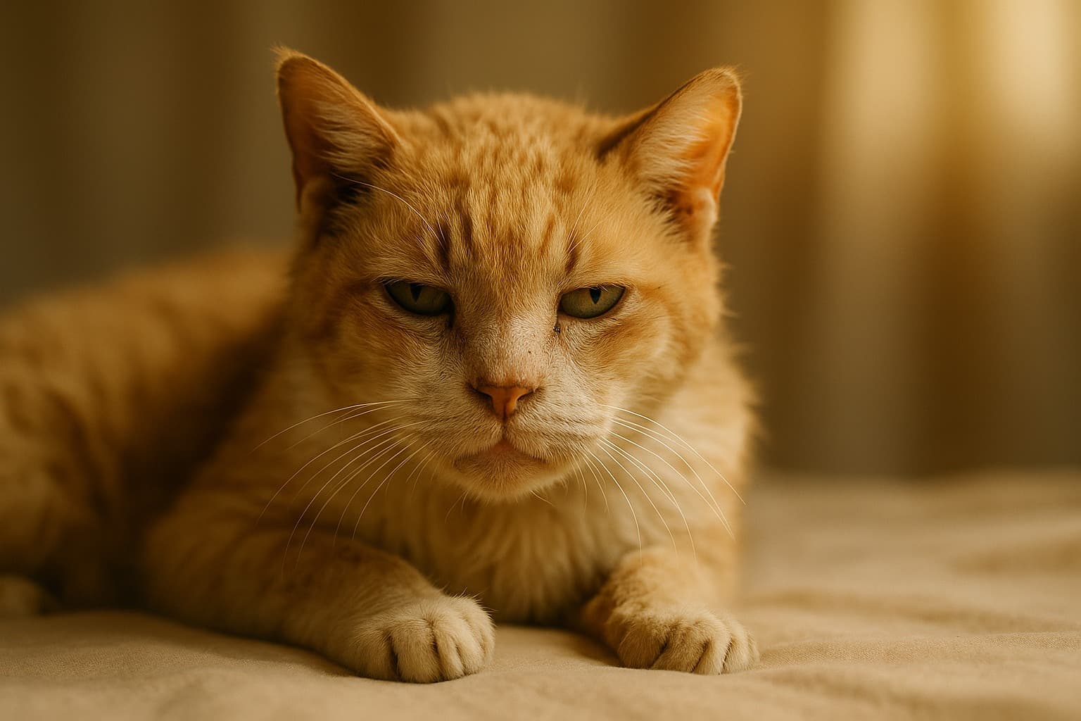 Symptoms and causes of death in cats
