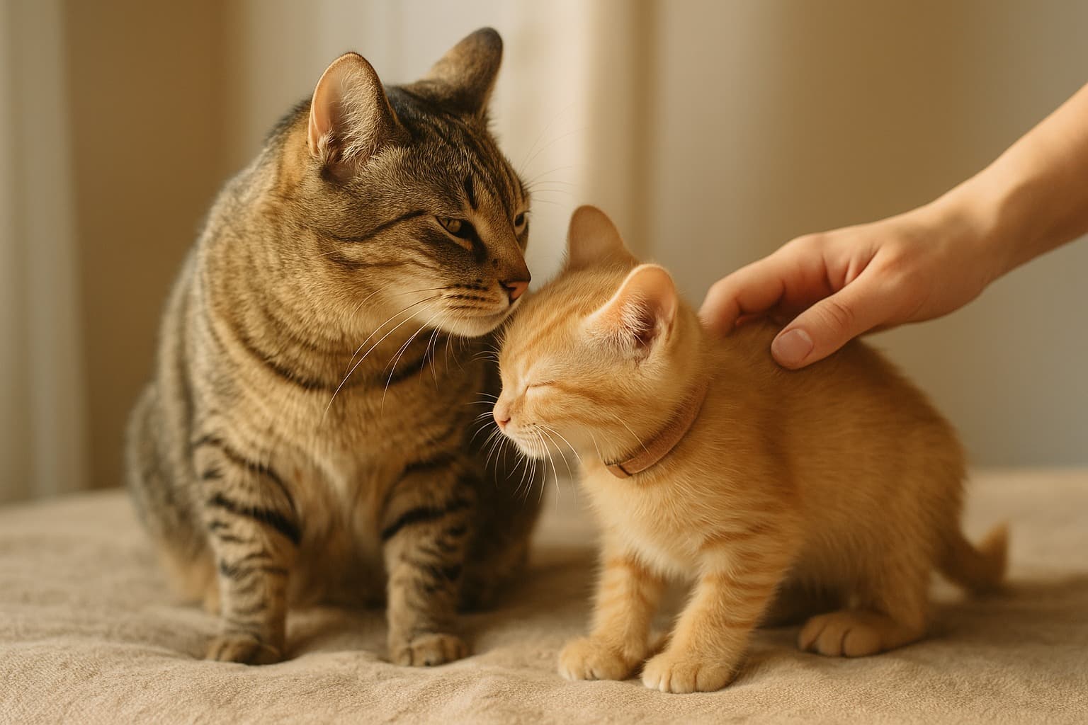 Adopting a new cat: ways to get cats used to each other