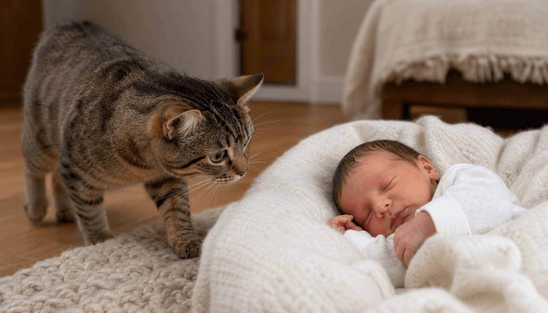 When Your Cat Meets Your Baby: Navigating the Whiskers and Wails