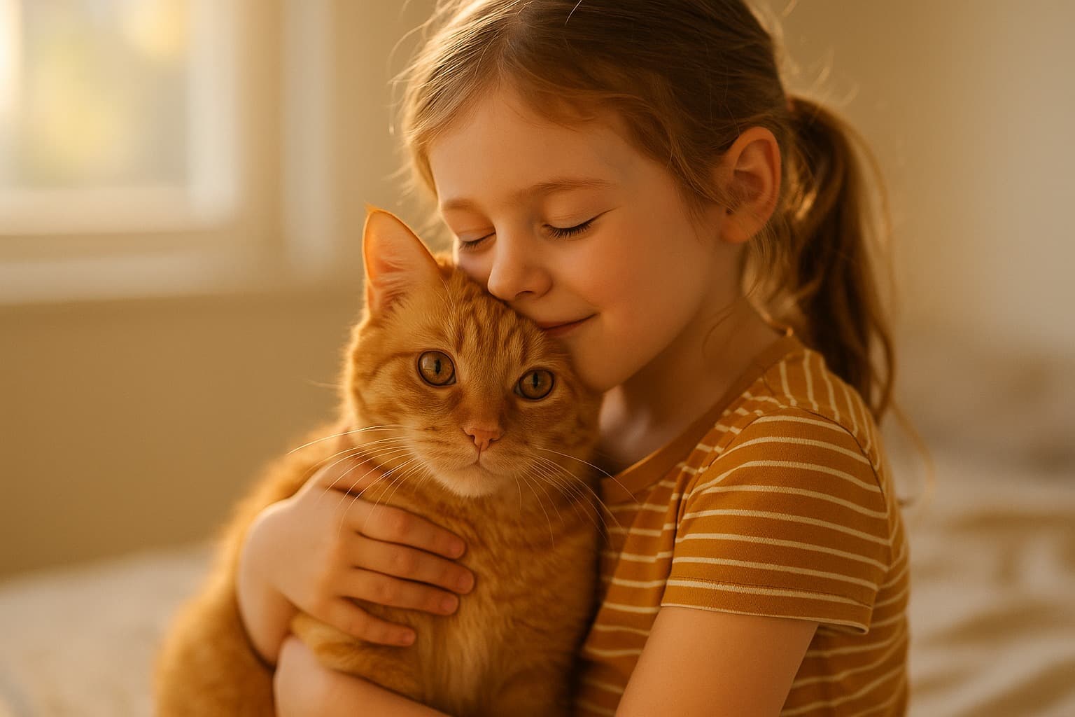 El impacto de una mascota en los niños