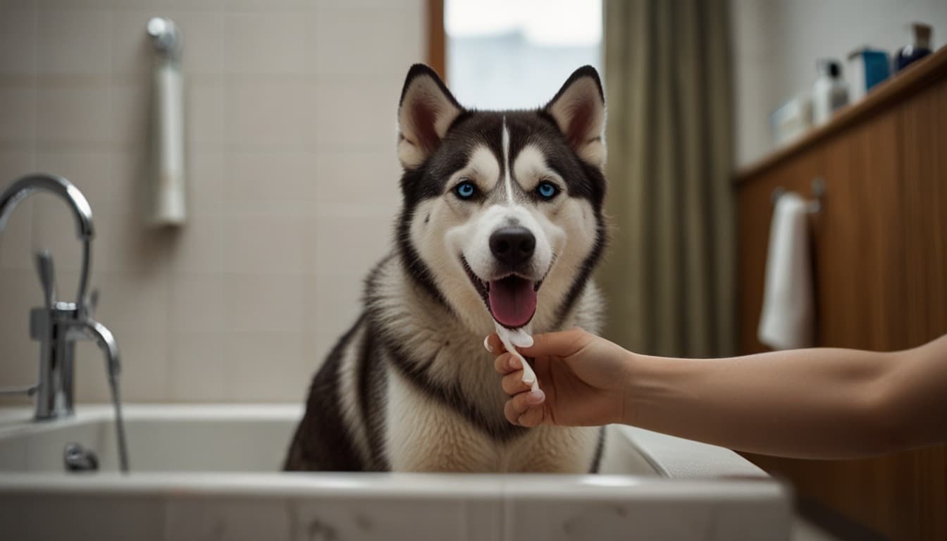 I Gave a Siberian Husky Three Baths in One Month and His Coat Went Straight to Hell