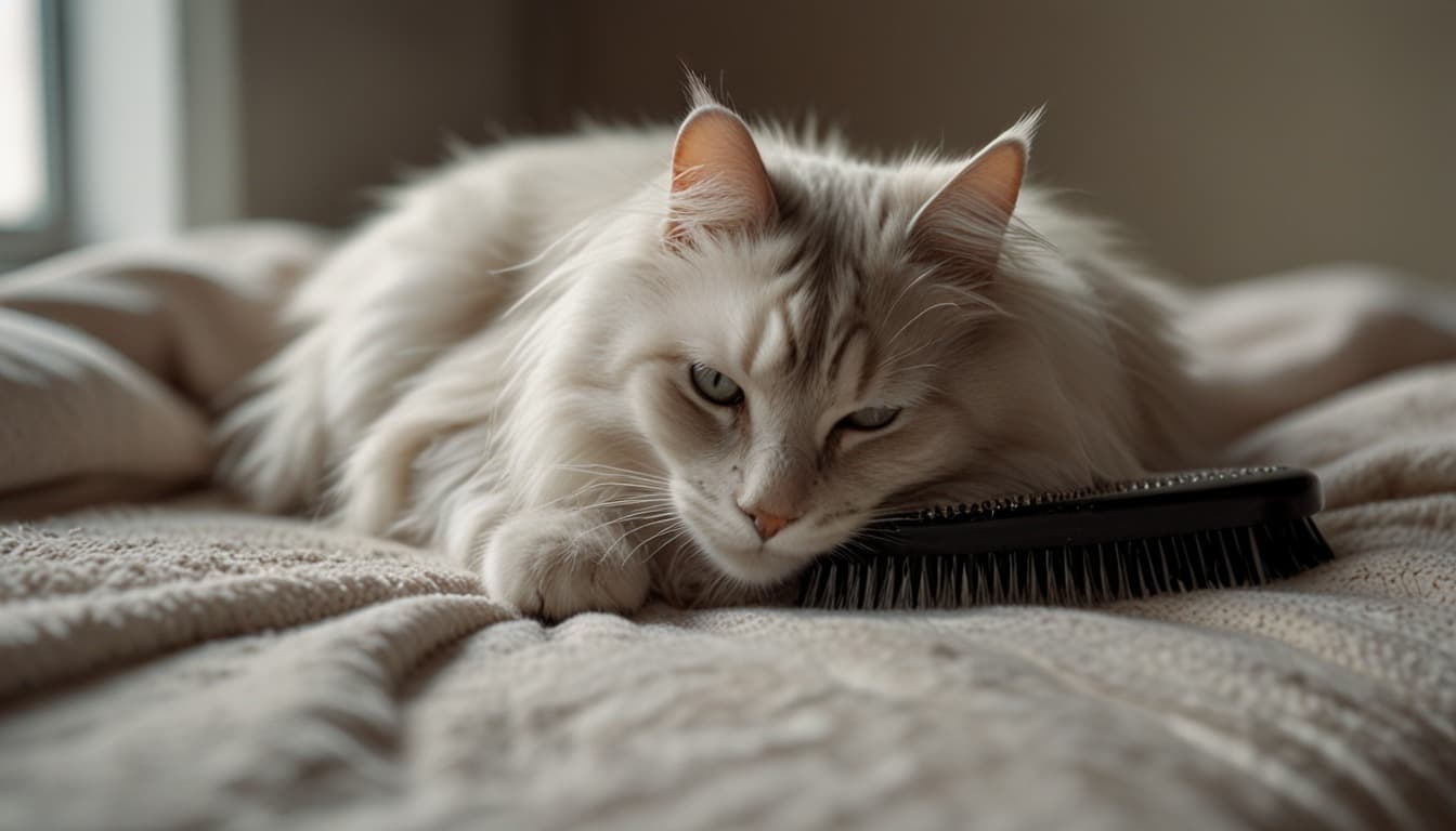 I Let My Long-Haired Cat's Armpit Mat Go for Two Weeks and Ended Up at the Emergency Vet. Here's the Brushing Routine I Wish I'd Started Sooner.