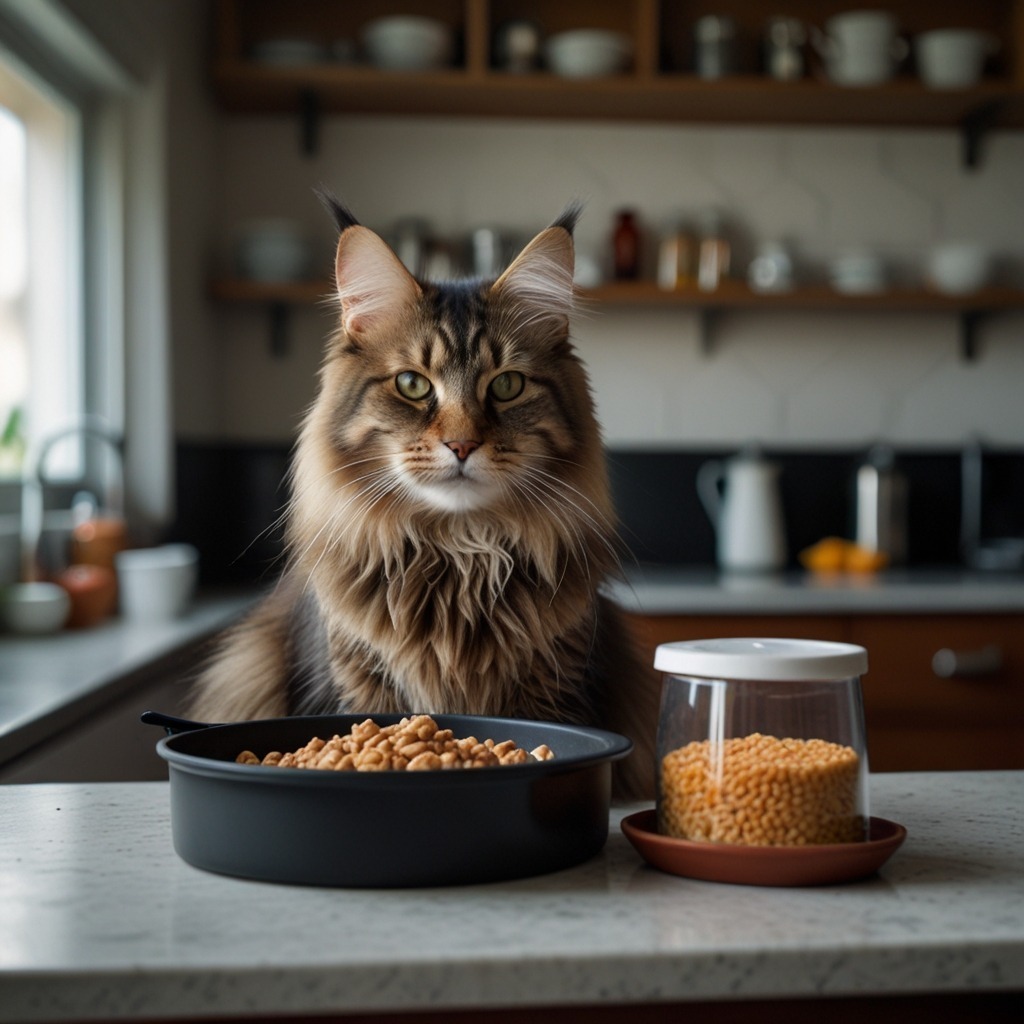 I Fed My Maine Coon Twice a Day for a Year — Here’s What the Vet Said When His Fur Started Coming Out in Clumps - illustration 1
