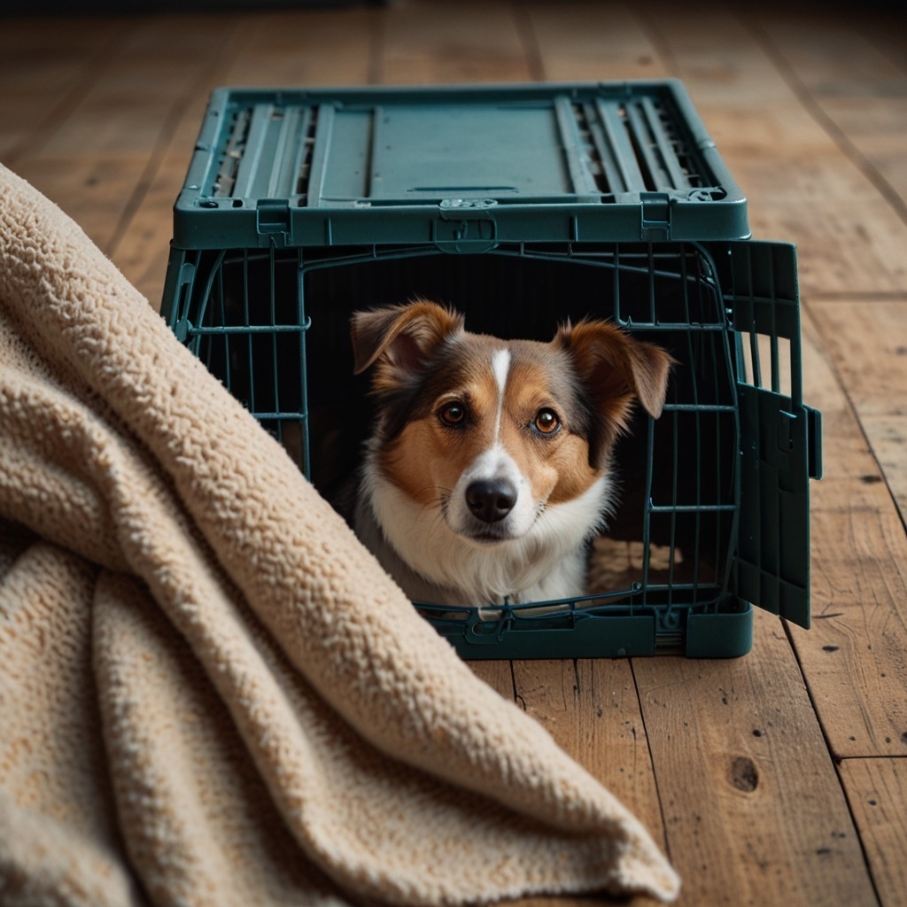 My Foster Dog Wouldn't Leave the Crate for Six Weeks. Here's What Finally Made Him Trust Me. - illustration 2